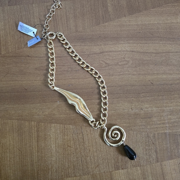 Chico's Onyx Swirl Y-Necklace - Picture 3 of 9